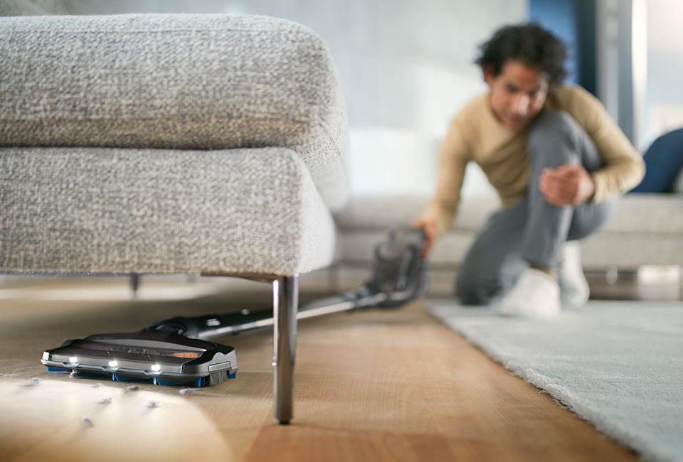 Philips Gryk&euml; 360 &deg; me ndri&ccedil;im LED. Mund ta shihni dhe pluhurin e fshehur