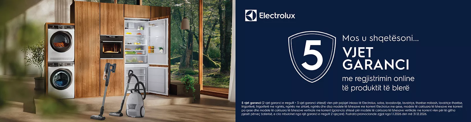 garancia 5 vite electrolux