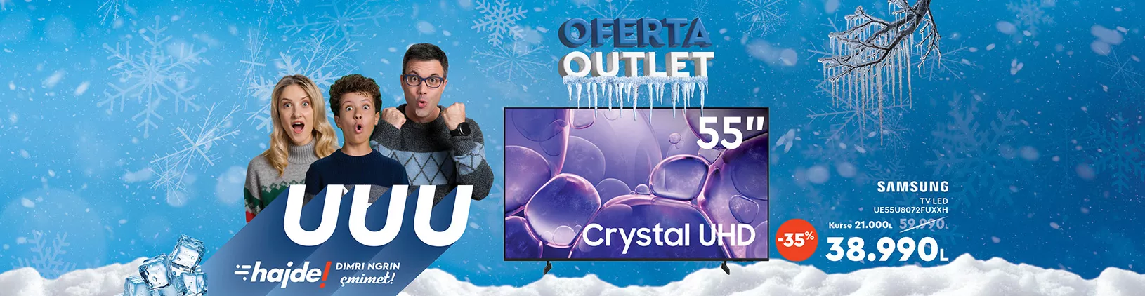 TV SAMSUNG LED UE55U8072FUXXH