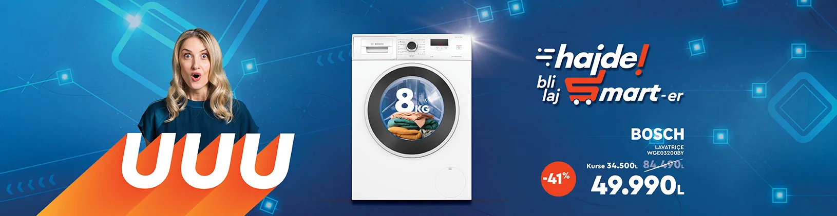 LAVATRICE BOSCH WGE03200BY