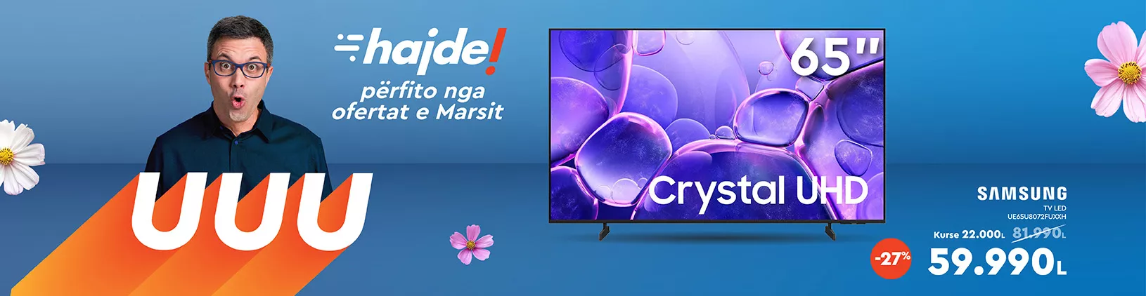 TV SAMSUNG LED UE65U8072FUXXH