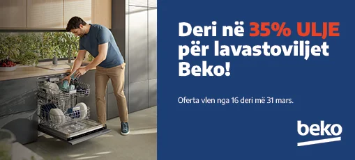 LAVASTOVILJE BEKO ME TEKNOLOGJINE POWERINTENSE