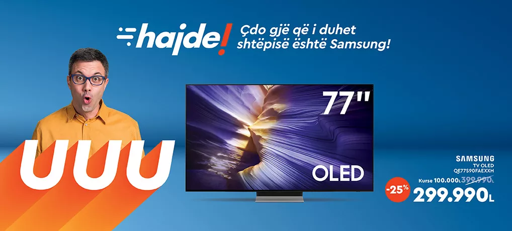 TV SAMSUNG OLED QE77S90FAEXXH
