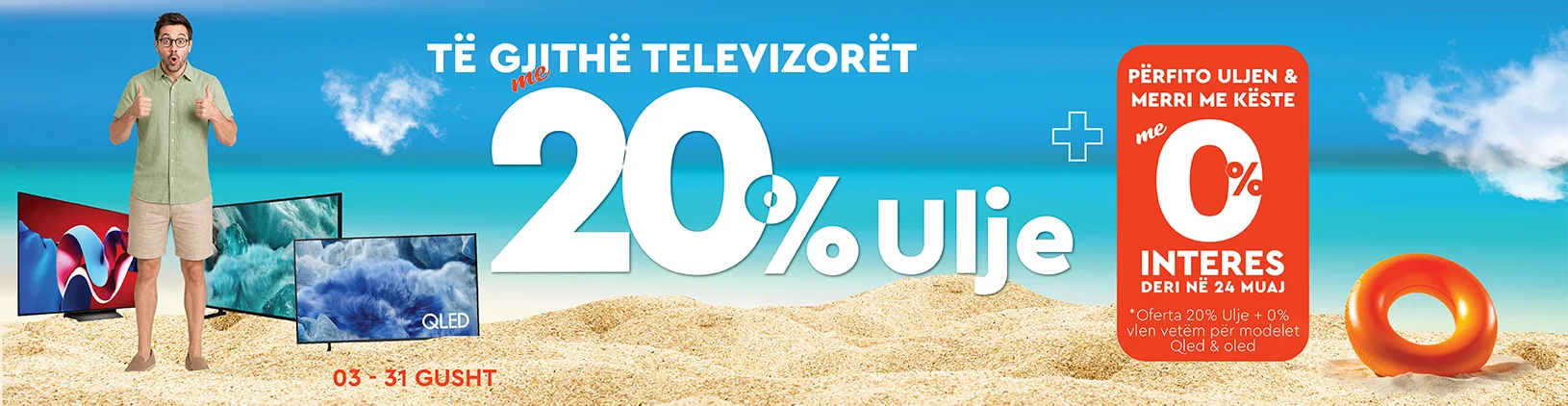 20% ULJE NE TELEVIZORE
