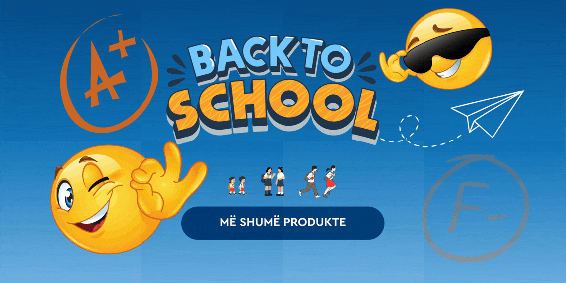 back to school me shume produkte